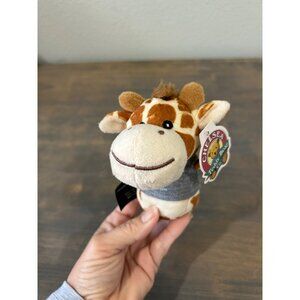 Chelsea Teddy Bear Co Mini Plush Giraffe Stuffed Toy 4"